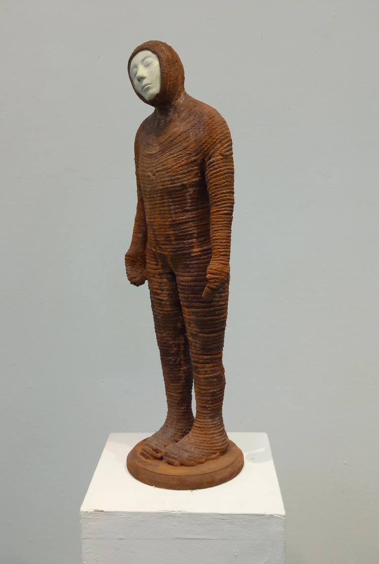 Original Figurative People Sculpture by Liam Hennessy