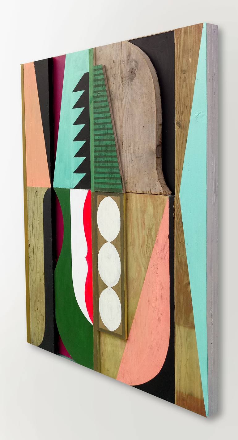 Original Cubism Abstract Sculpture by Liam Hennessy