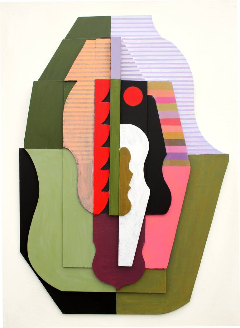 Original Cubism Abstract Sculpture by Liam Hennessy