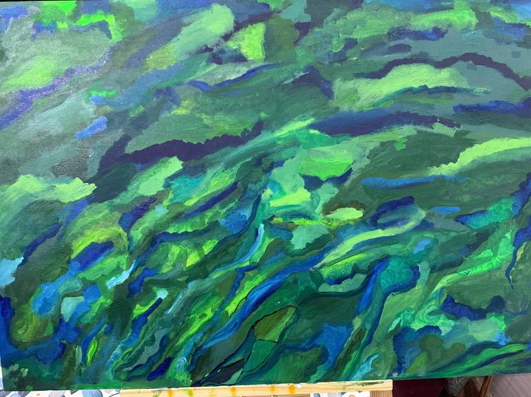 Original Abstract Expressionism Abstract Painting by Splash Wonder