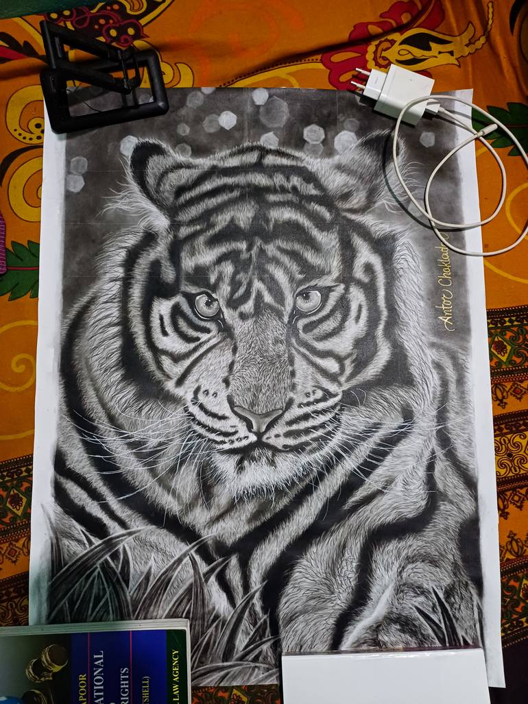 Original Classicism Animal Painting by Antor Biswas