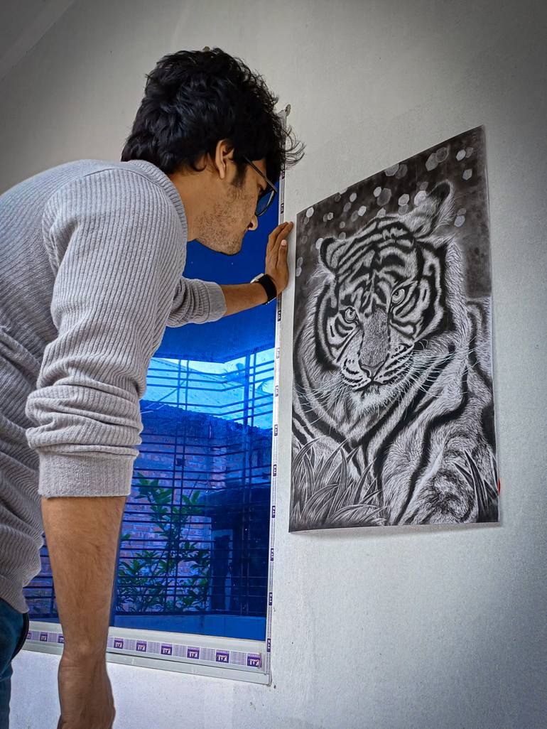 Original Classicism Animal Painting by Antor Biswas