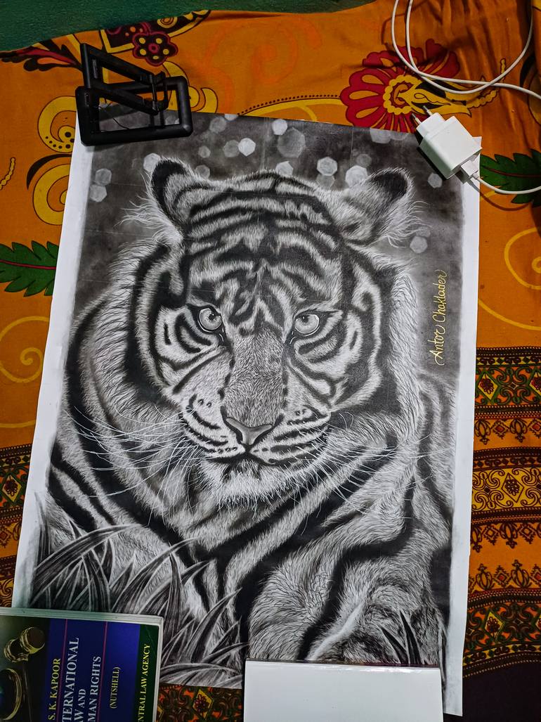 Original Classicism Animal Painting by Antor Biswas