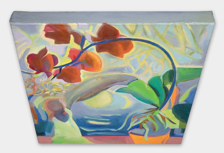 Original Abstract Expressionism Botanic Painting by Anna Kriger