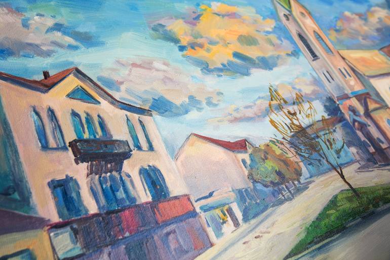 Original Realism Architecture Painting by Julia Labyk