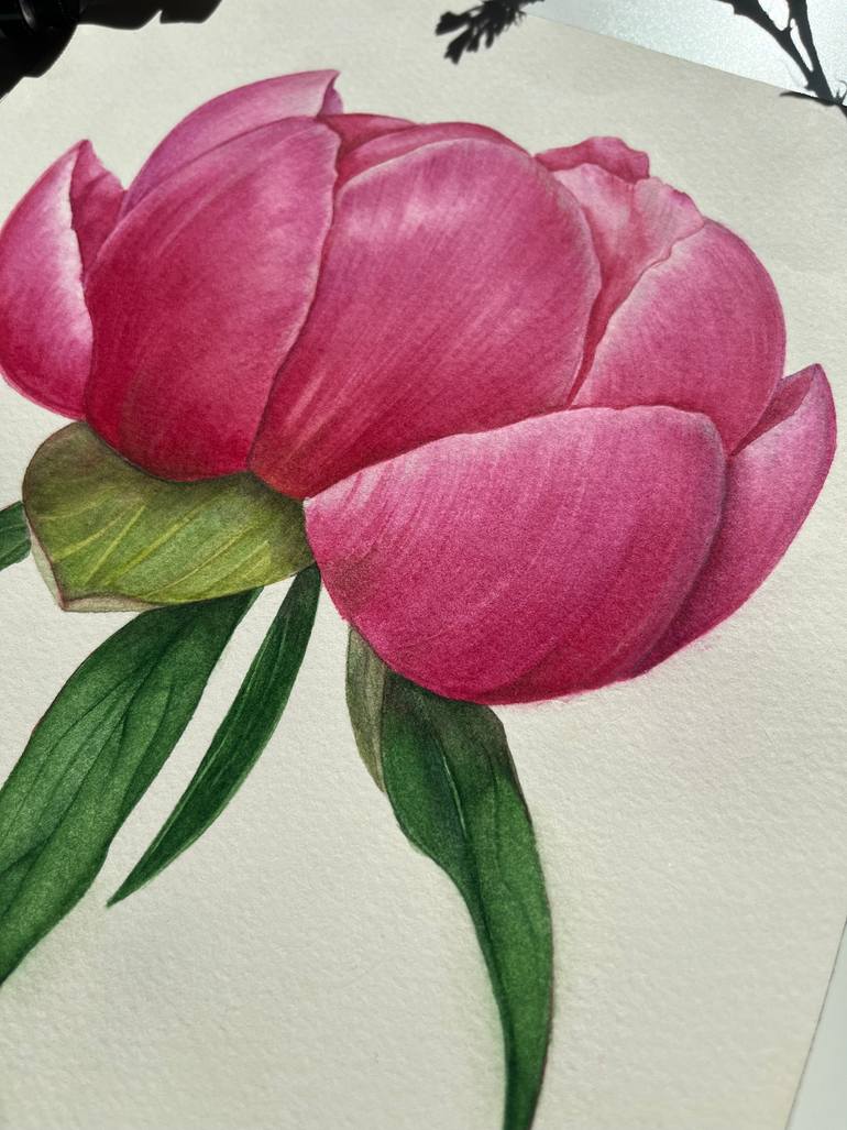 Original Symbolism Botanic Painting by Alina Linkevych