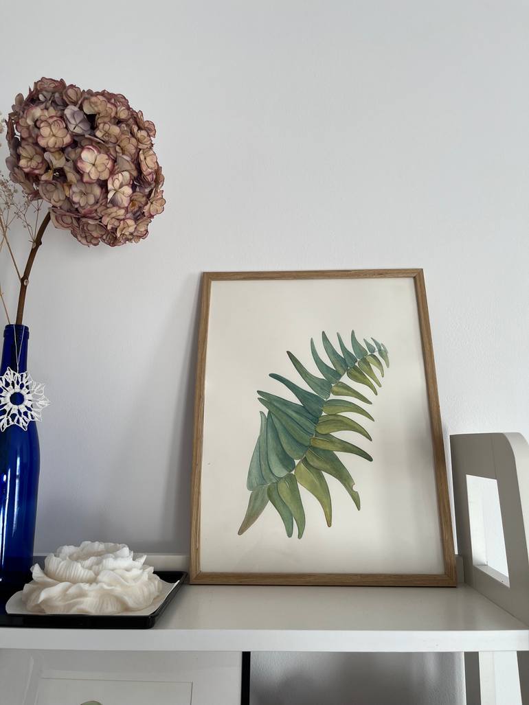 Original Symbolism Botanic Painting by Alina Linkevych