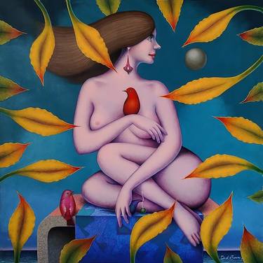 Print of Fine Art Nude Paintings by Jose Luis De la Barra Bellido