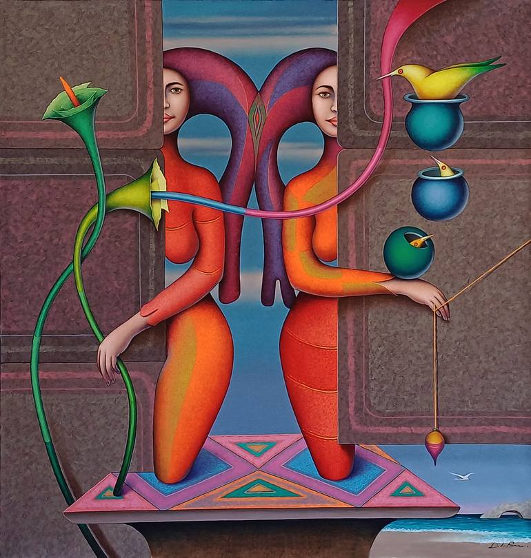 Print of Figurative People Paintings by Jose Luis De La Barra Bellido