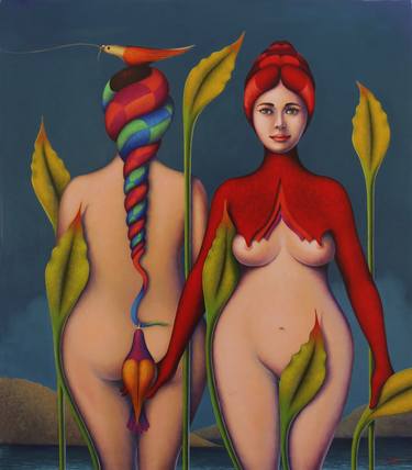 Print of Nude Paintings by Jose Luis De la Barra Bellido