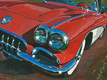 Original Automobile Paintings by Bryan Snuffer