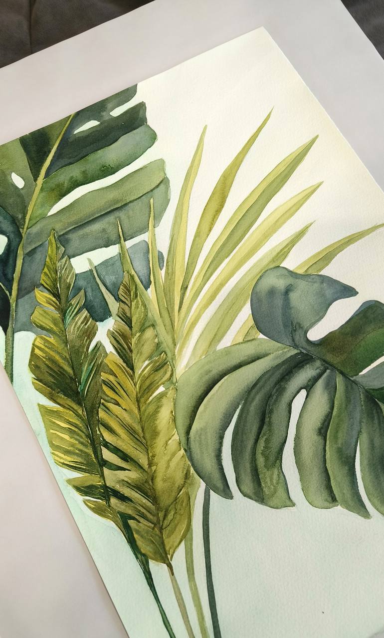 Original Figurative Garden Painting by Ilona Repkina