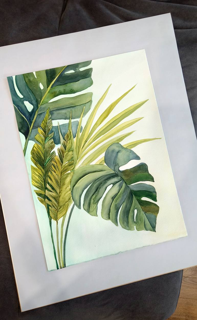 Original Figurative Garden Painting by Ilona Repkina