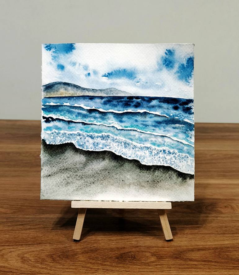 Original Realism Seascape Painting by Ilona Repkina