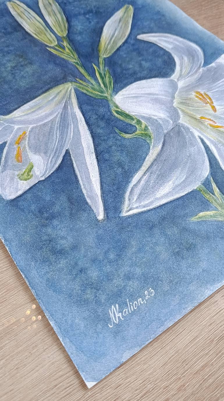 Original Contemporary Floral Painting by Natalia Kalion