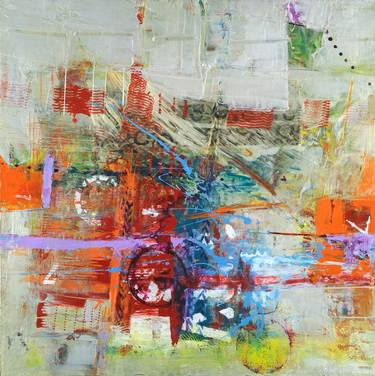 Original Abstract Expressionism Abstract Paintings by Anne Marchand