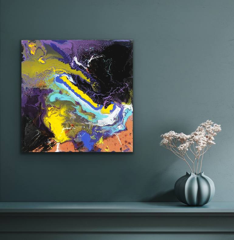 Original Abstract Painting by Anne Marchand