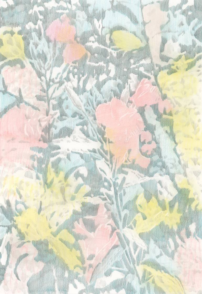 Original Contemporary Botanic Drawing by Jinhui Lee