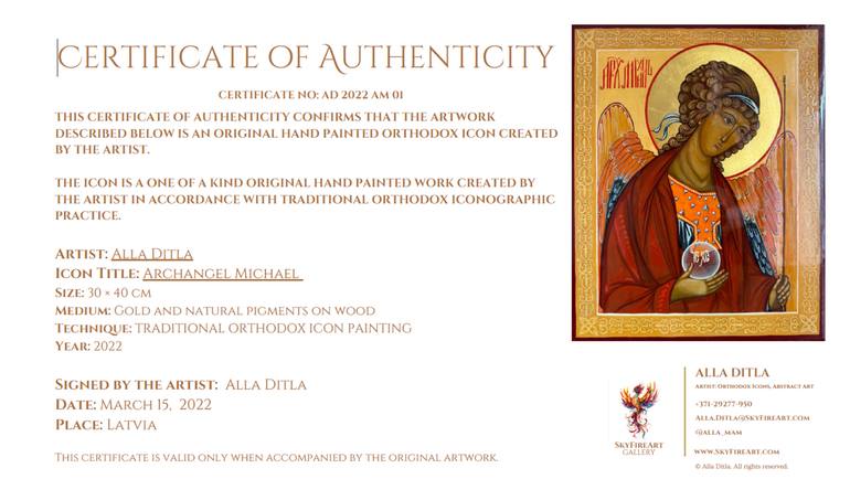 Original Symbolism Religion Painting by Alla Ditla