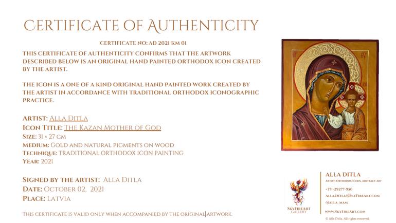 Original Symbolism Religion Painting by Alla Ditla