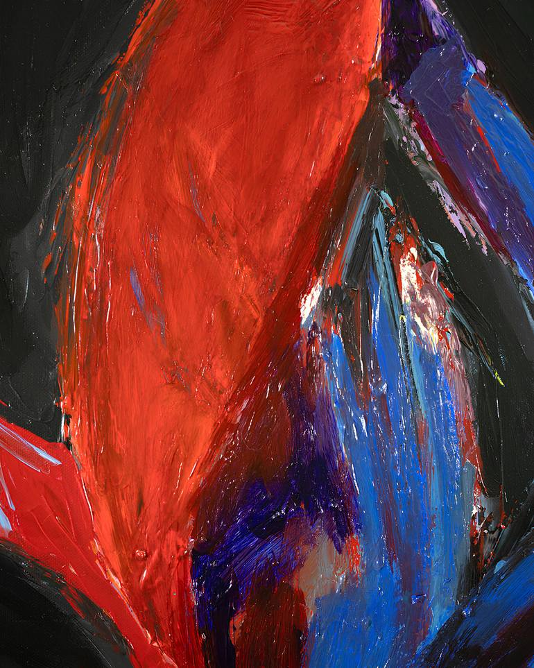 Original Abstract Expressionism Abstract Painting by Denis Gorbatov