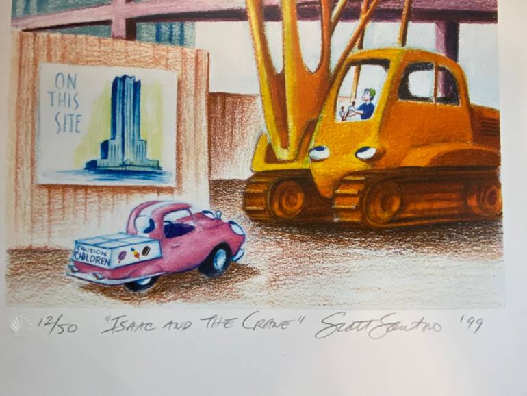 Original Illustration Transportation Printmaking by Scott Santoro