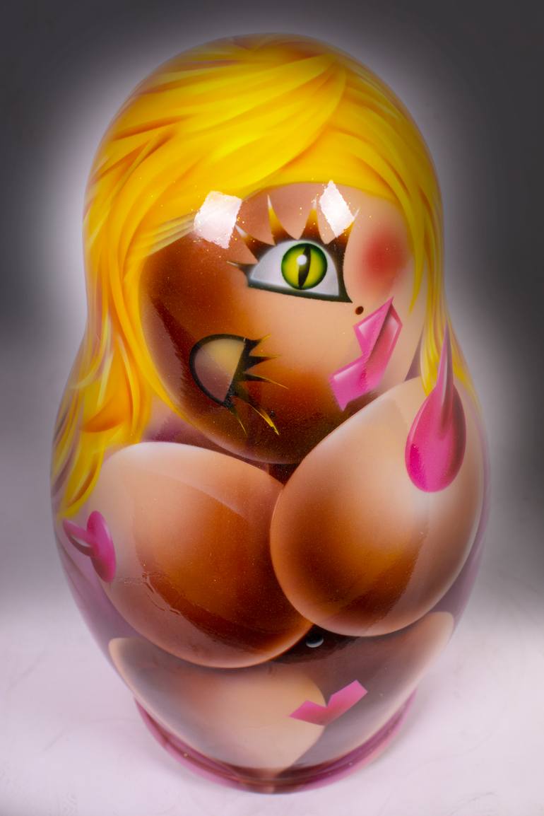 Original Pop Art Pop Culture/Celebrity Sculpture by Hady Beydoun