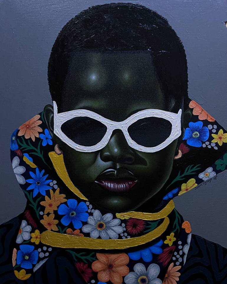 Original Figurative Fashion Mixed Media by Joshua Oyeleye