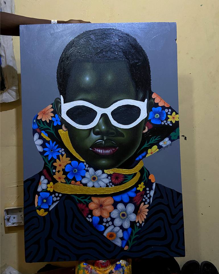 Original Figurative Fashion Mixed Media by Joshua Oyeleye