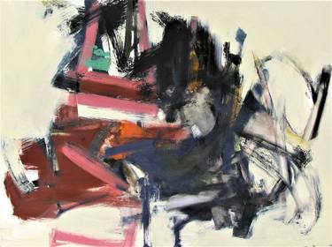 Original Abstract People Paintings by Fred Smilde