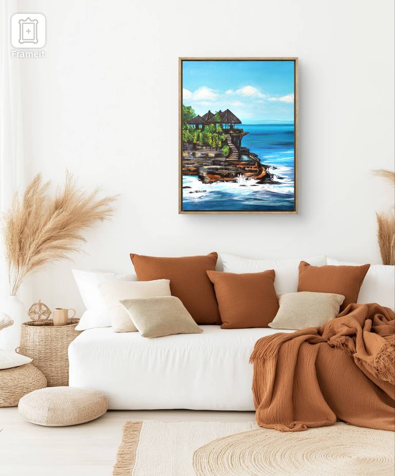 Original Contemporary Seascape Painting by Ramanjit Talwar