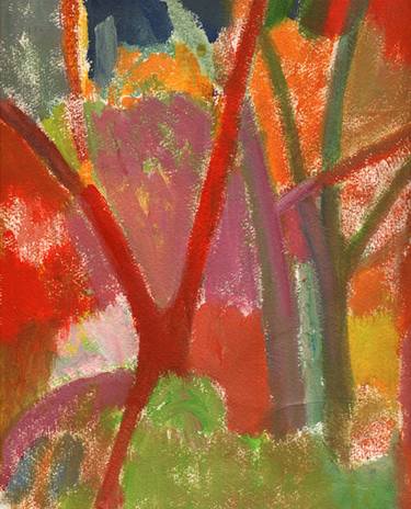 Print of Expressionism Tree Paintings by Kenneth Richards