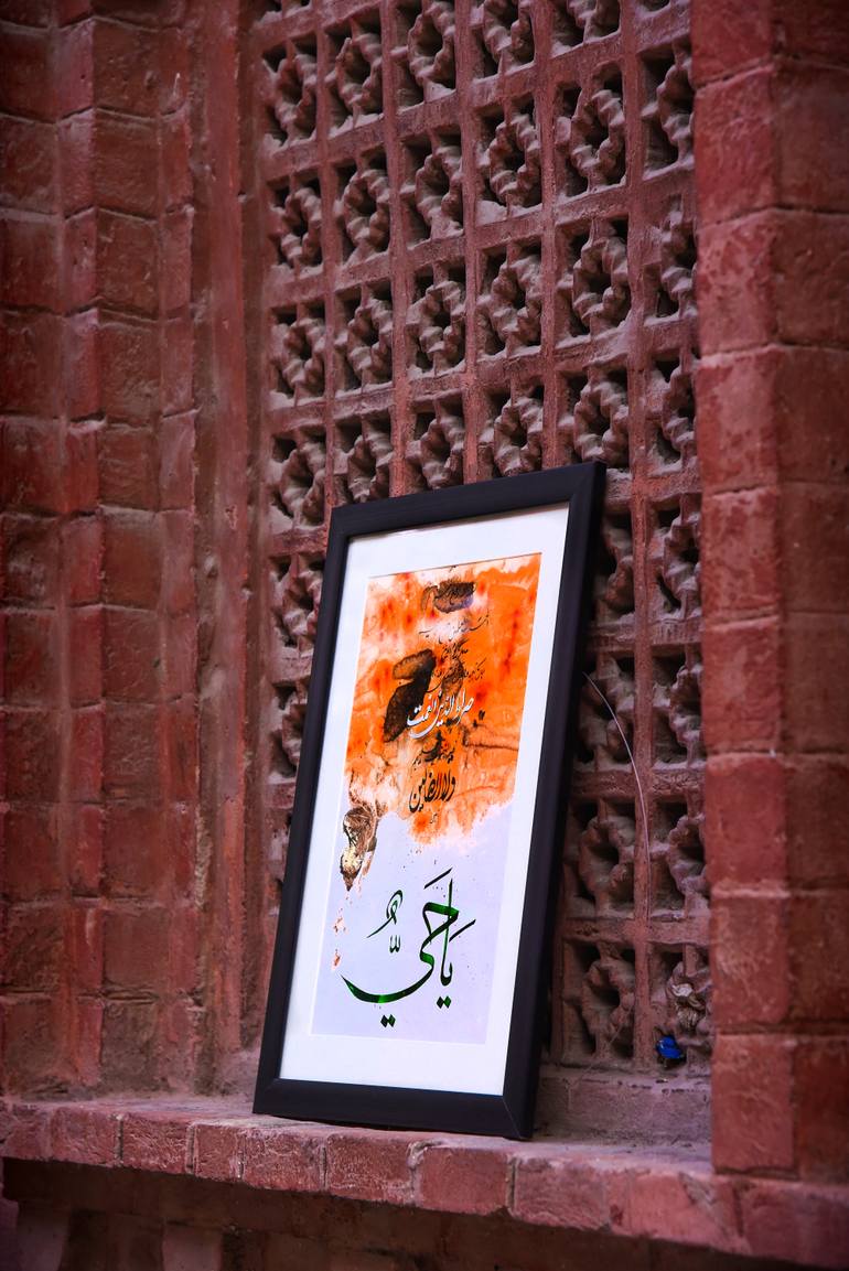 Original Documentary Abstract Painting by Zain Ul Abideen