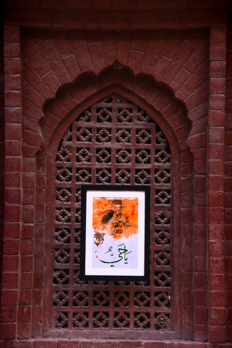 Original Documentary Abstract Painting by Zain Ul Abideen