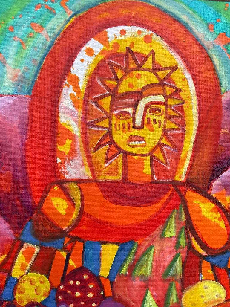 Original Expressionism Fantasy Painting by Ellie Benton