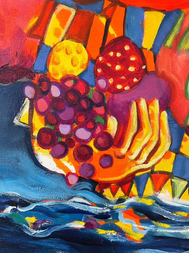 Original Expressionism Fantasy Painting by Ellie Benton