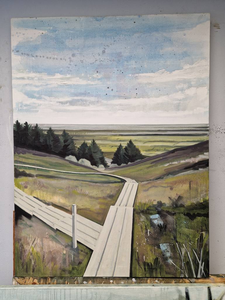 Original Impressionism Landscape Painting by David Fox