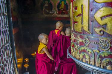 Kids & Prayer Wheel thumb