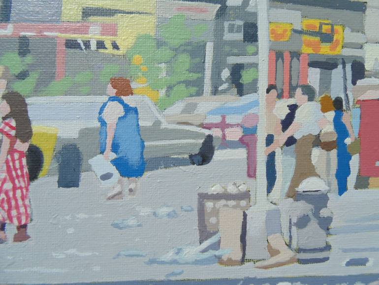 Original Realism Cities Painting by Malcolm Warrilow