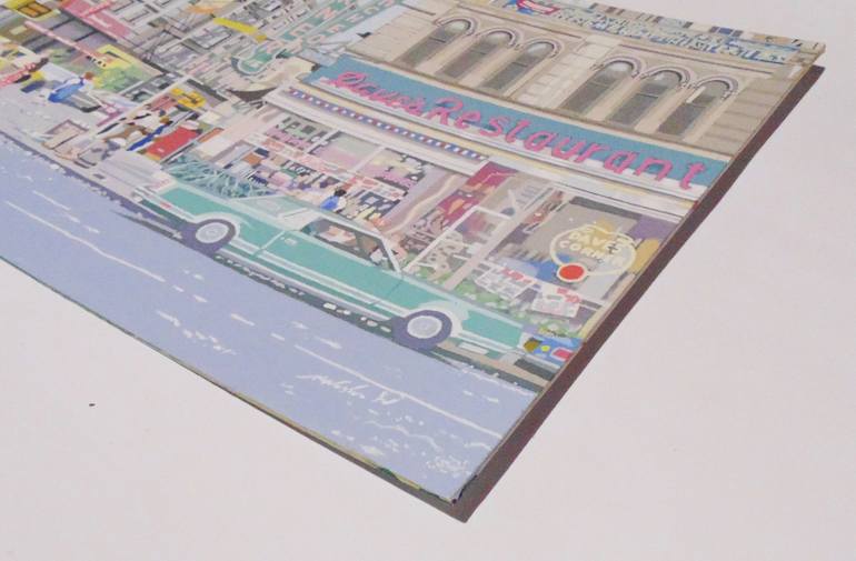 Original Realism Cities Painting by Malcolm Warrilow