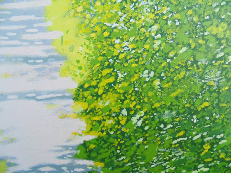 Original Impressionism Nature Painting by Malcolm Warrilow