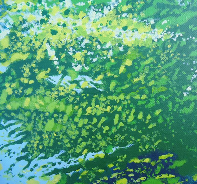Original Impressionism Nature Painting by Malcolm Warrilow