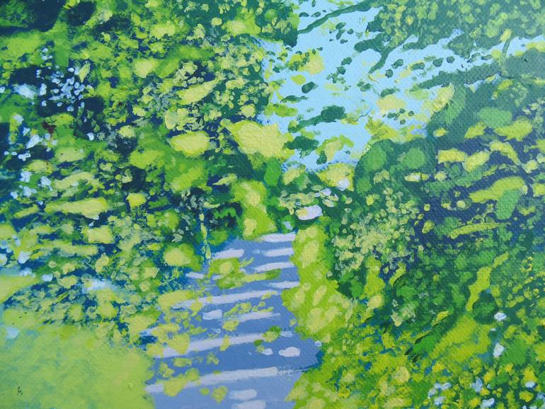 Original Impressionism Nature Painting by Malcolm Warrilow