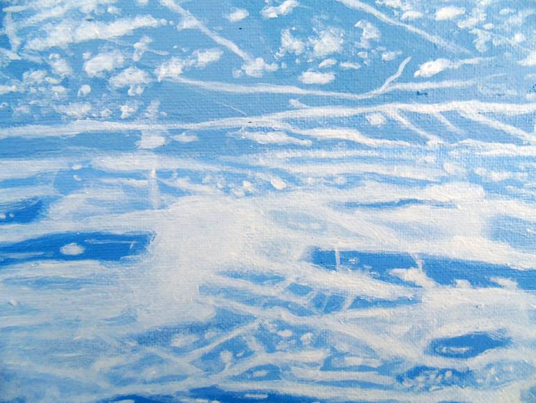 Original Illustration Beach Painting by Malcolm Warrilow