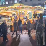 The Winter Fair (original sold) by Malcolm Warrilow