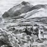 Loch Awe, Kilchurn Castle and Ben Lui.(original sold) by Malcolm Warrilow