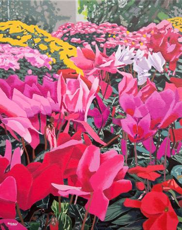 Print of Floral Paintings by Malcolm Warrilow