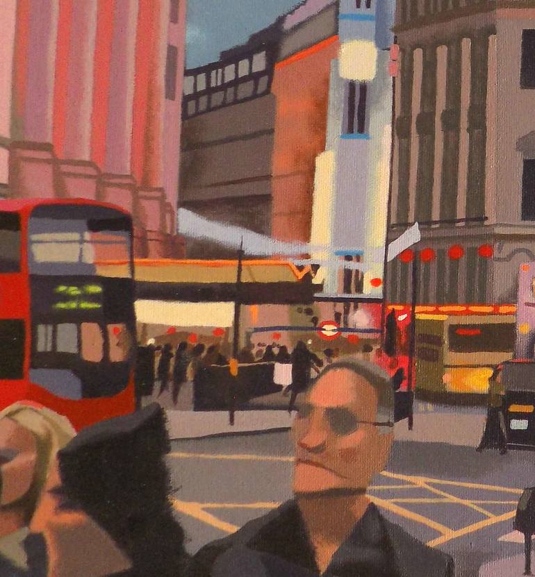 Original Fine Art Cities Painting by Malcolm Warrilow