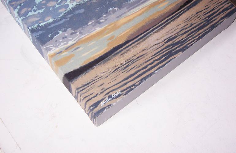 Original Illustration Seascape Painting by Malcolm Warrilow