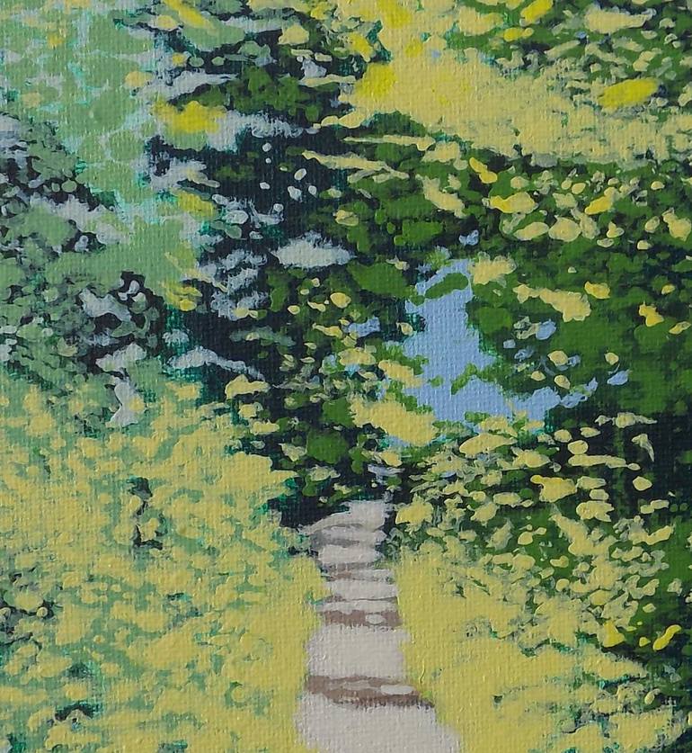 Original Illustration Landscape Painting by Malcolm Warrilow